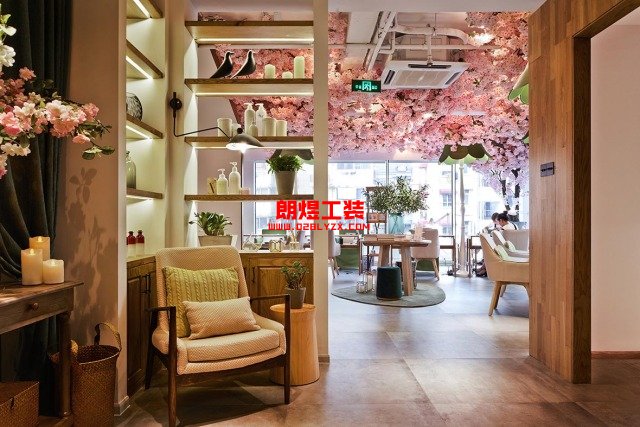 成都美甲店装修设计都有哪些注意事项?漂亮的美甲店效果图案