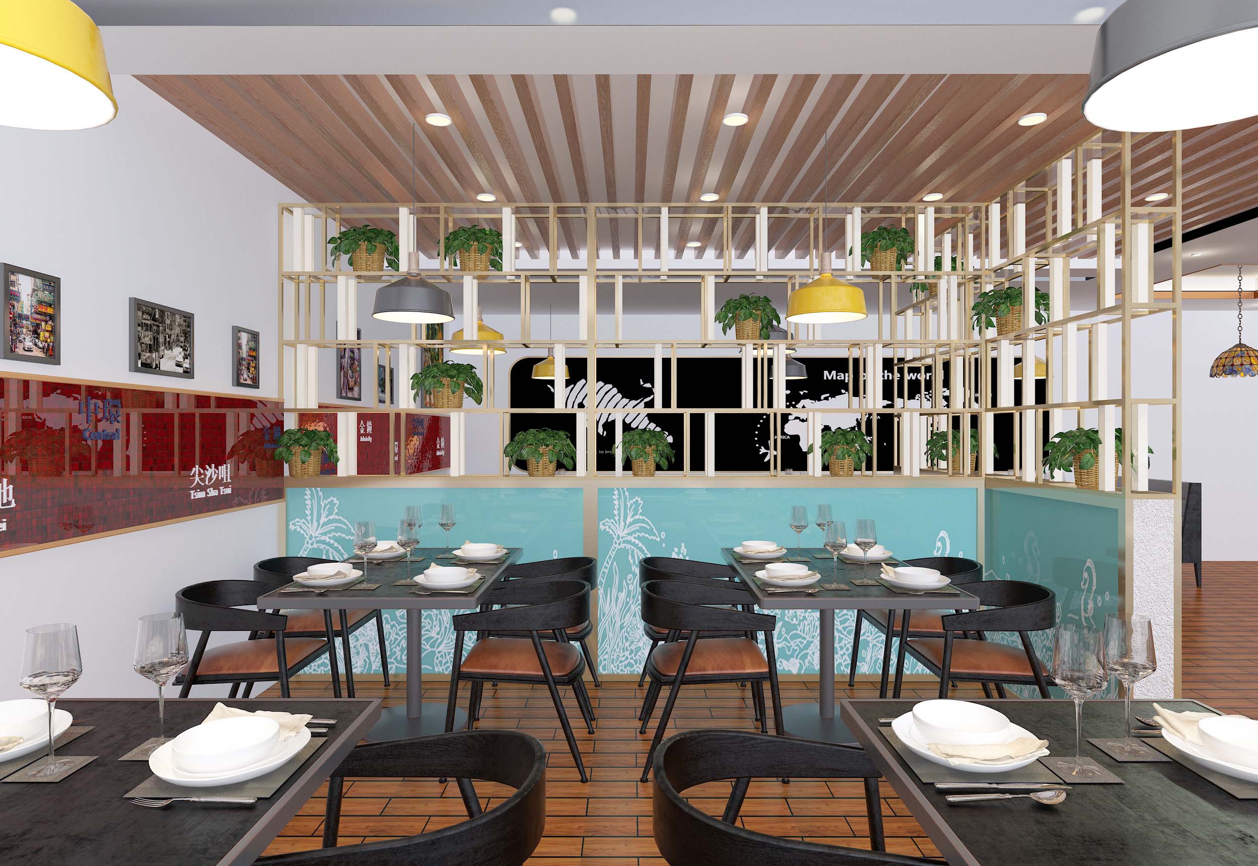 正宗港式茶餐厅装修设计方法分享