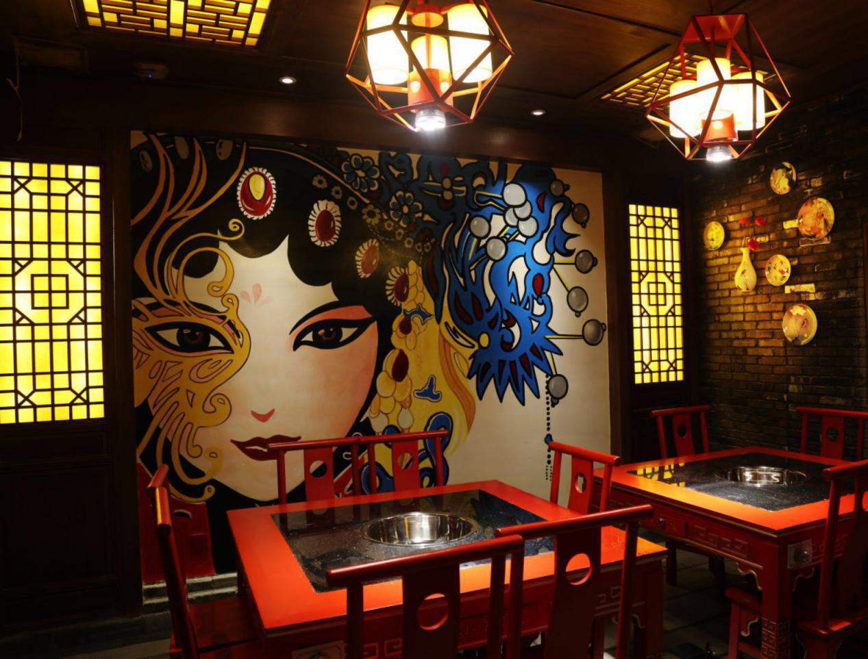 火锅店装修细节注意事项！日式风格介绍！【火锅店装效果图】
