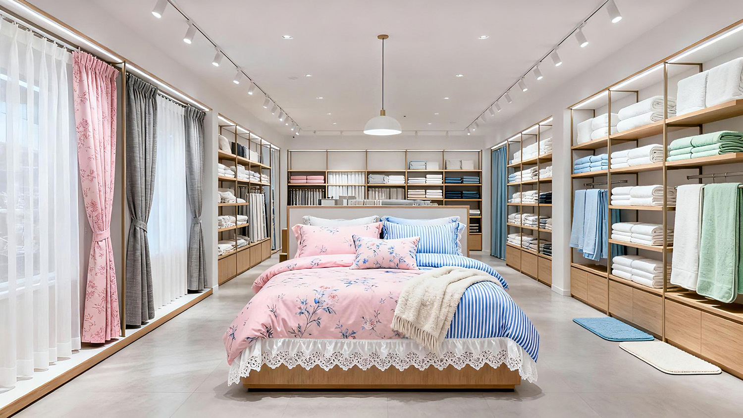 优秀家纺店铺装修效果图深度剖析:助力店家打造商业空间新典