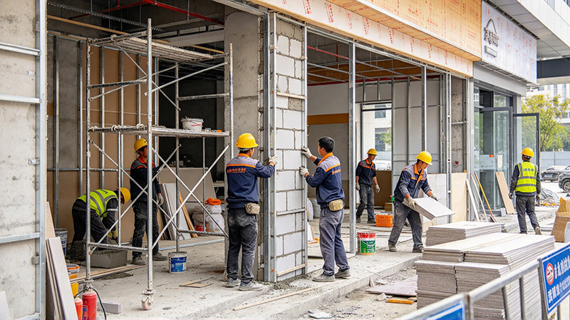 实地考察在建工地，了解施工工艺
